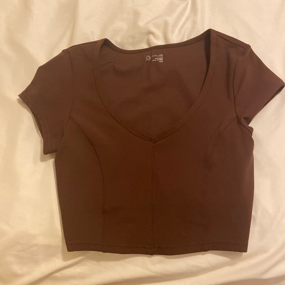 Aerie top with built in bra